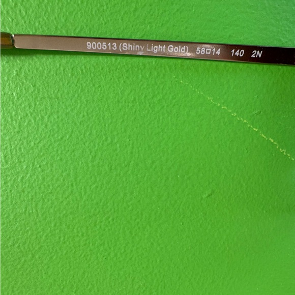 COACH Sunglasses-Shiny Light Gold-Preowned, Good Condition-Lens are Scratched - Picture 9 of 10